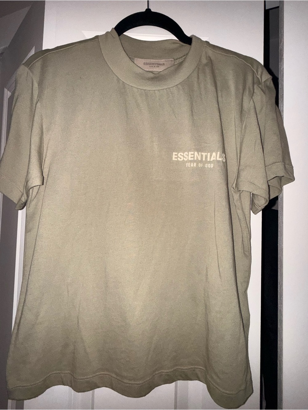 Fear of God ESSENTIALS Olive Crewneck T-Shirt